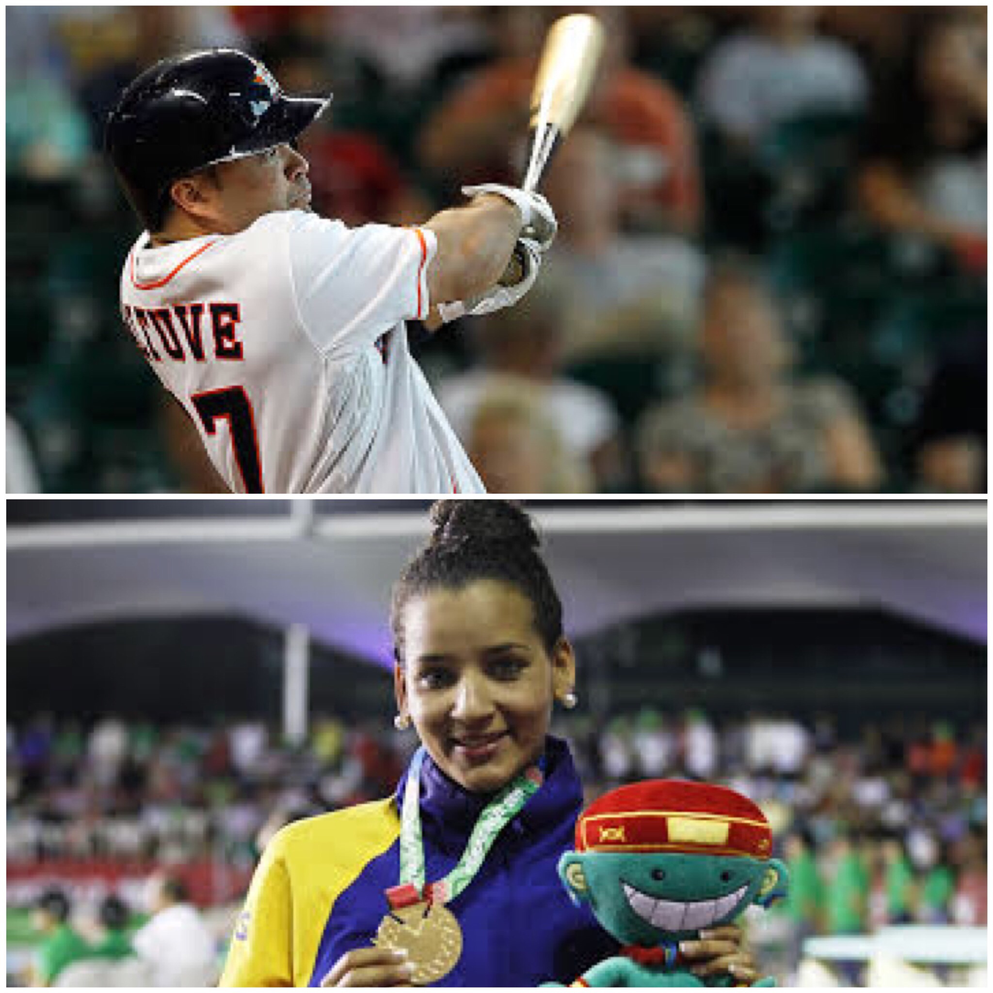 José Altuve y Andreína Pinto, atletas del 2014 en Venezuela