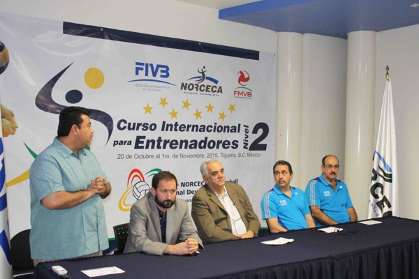 Inauguran el Seminario Internacional de Vóleibol Nivel II, en Tijuana, México