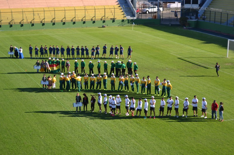 Imponente inauguración de la III Copa América de fútbol de OE