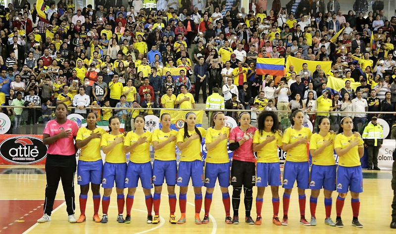 Colombia, campeón sudamericano de fútbol de salón femenino de mayores