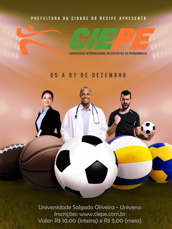 Congresso Internacional de Esportes de Pernambuco, 5 a 7 de dezembro