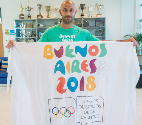 Javier Mascherano, nuevo jugador del equipo de Buenos Aires 2018