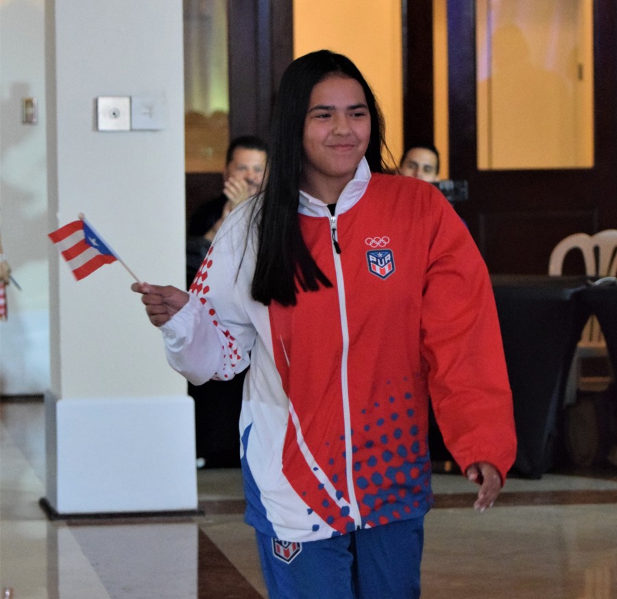 Adriana Díaz portará la bandera de Puerto Rico en la inauguración