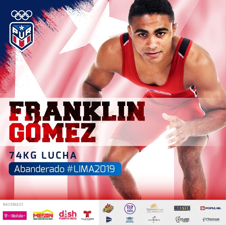 Franklin Gómez es el abanderado de Puerto Rico para los JP Lima 2019