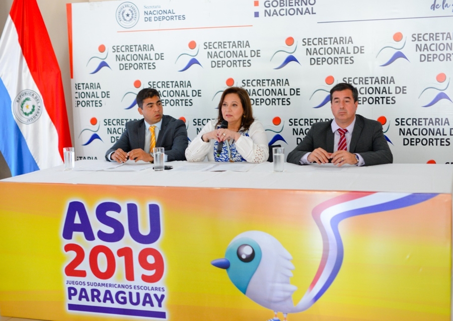 Lanzamiento oficial de los XXV Juegos Sudamericanos Escolares ASU 2019