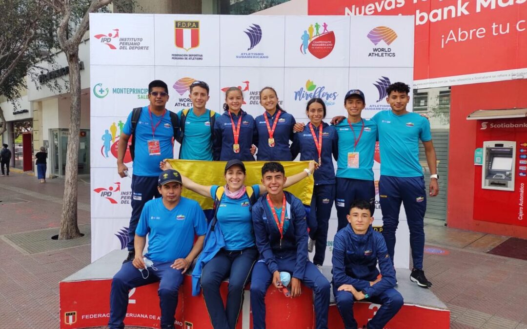 Marchistas bolivarianos conquistaron medallas en el Suramericano de Lima