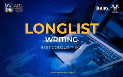 Writing Best Colour Piece – Longlist announcement