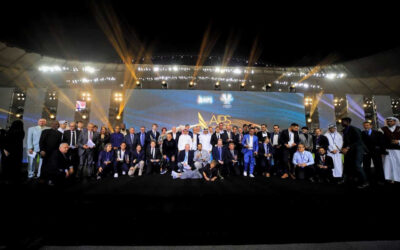 BRILLANTE CEREMONIA DE AIPS AMERICA AWARDS MEDIA, EN ESTADIO DE DOHA, CATAR