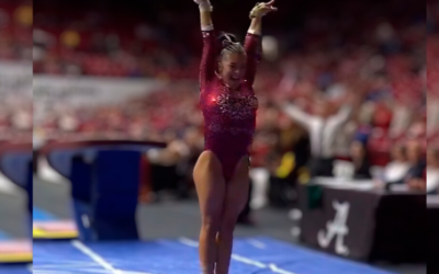 Puntaje perfecto de gimnasta colombiana en Estados Unidos