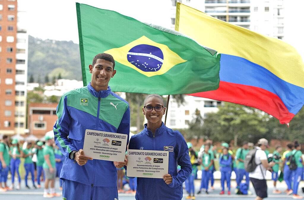 Brasil y Colombia lucieron en Suramericano atlético